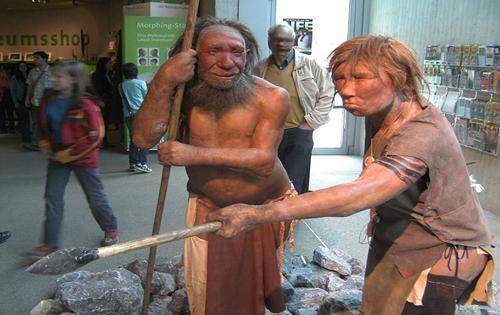 File:Neandertala homo, modelo en Neand-muzeo.JPG