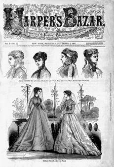 Резултат с изображение за Harpers Bazaar 1867